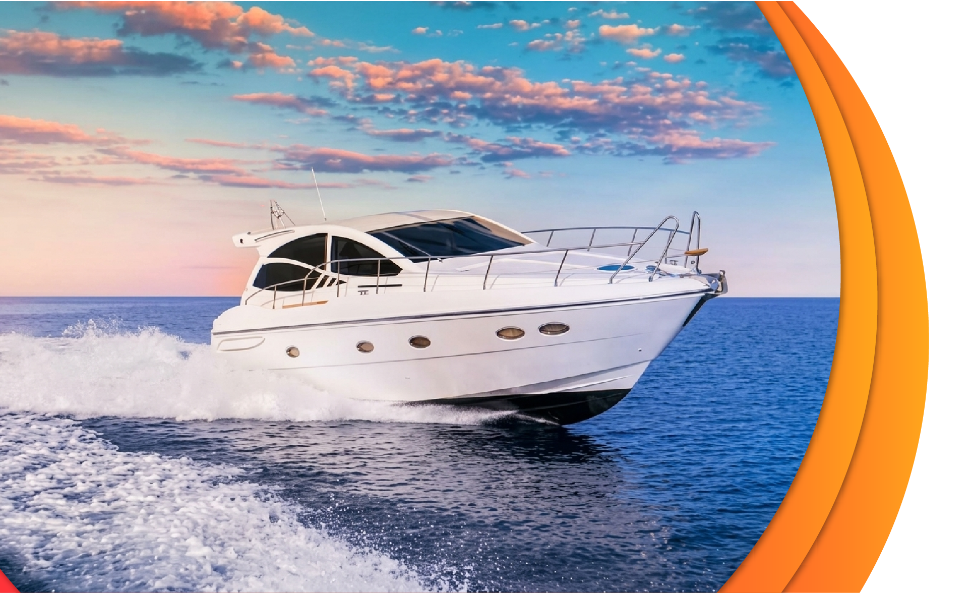 Yacht en mer avec traceur GPS marin