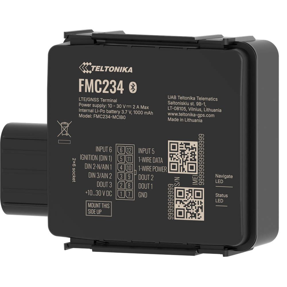 Traceur GPS 4G Teltonika FMC234 pour motos