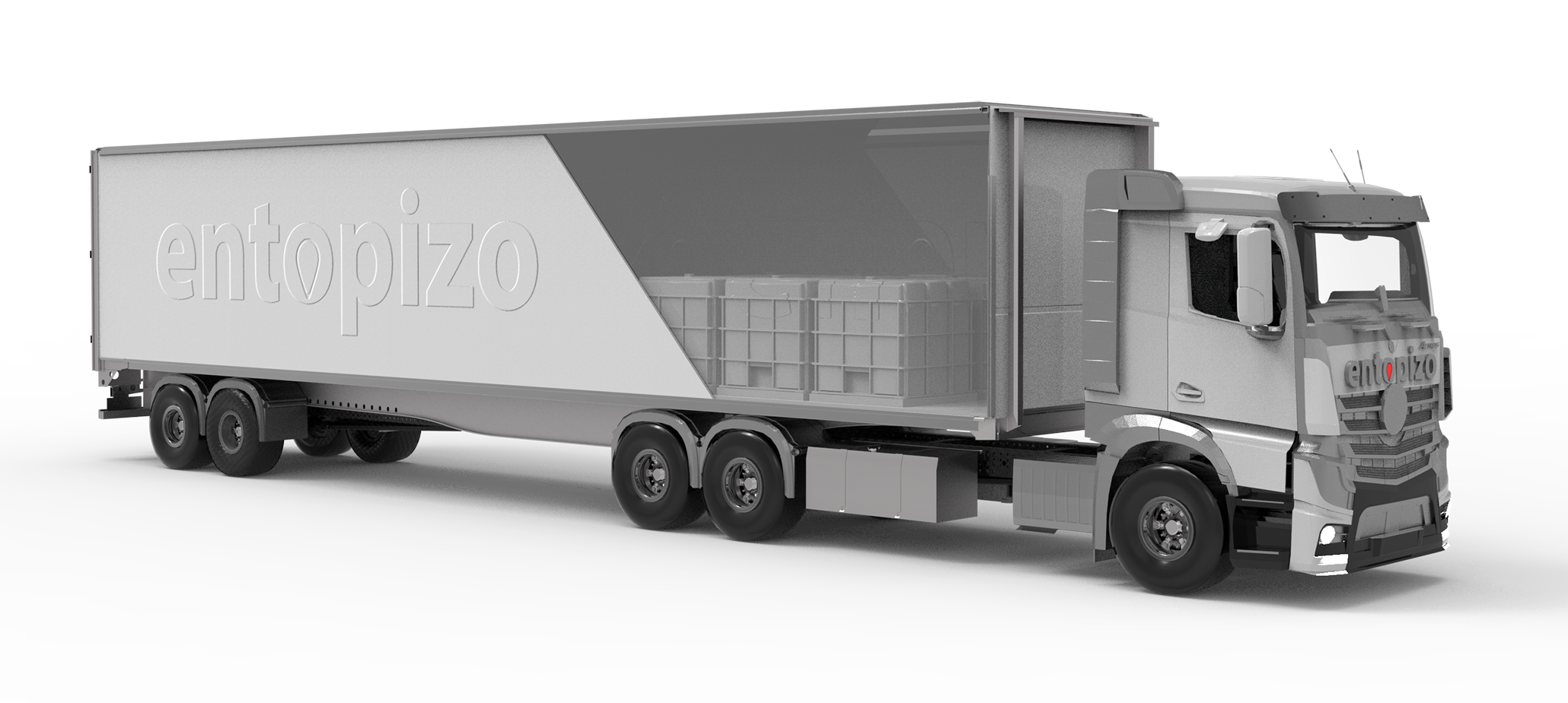 Camion avec suivi de flotte GPS Entopizo