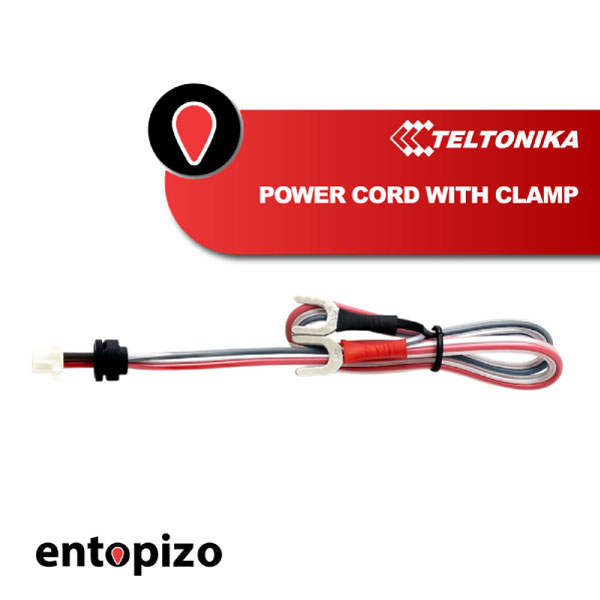 TELTONIKA Cordon d'alimentation avec pince (PPCB00000530)