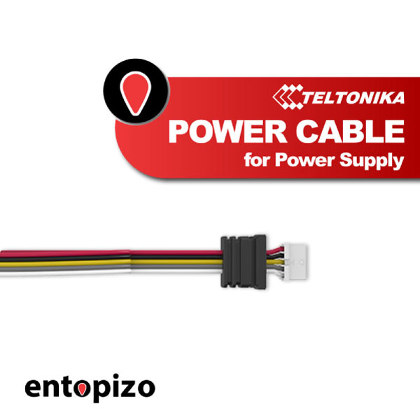 Câble d'alimentation Teltonika FMx9xy sans boîtier à fusibles (PGWS00006010)