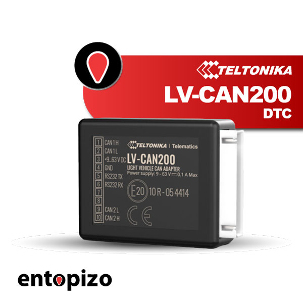 Adaptateur CAN Teltonika LV-CAN200 DTC pour véhicules légers