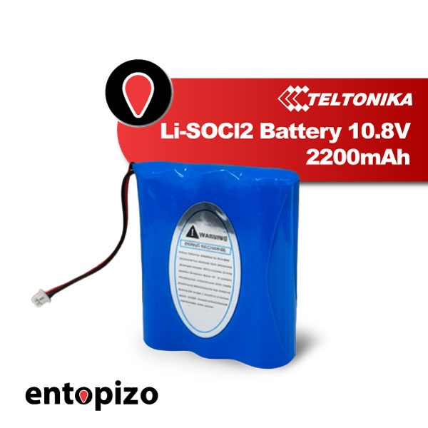 Batterie Li-SOCl₂ Teltonika 10,8 V, 2 200 mAh (PPCB00003860)
